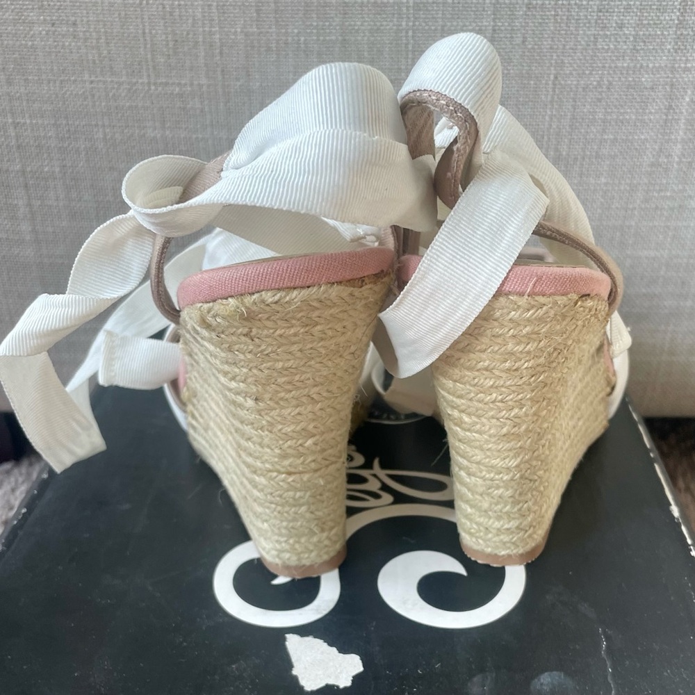 Seychelles Arden Espadrilles Wedge Sandals in White - Picture 9 of 14